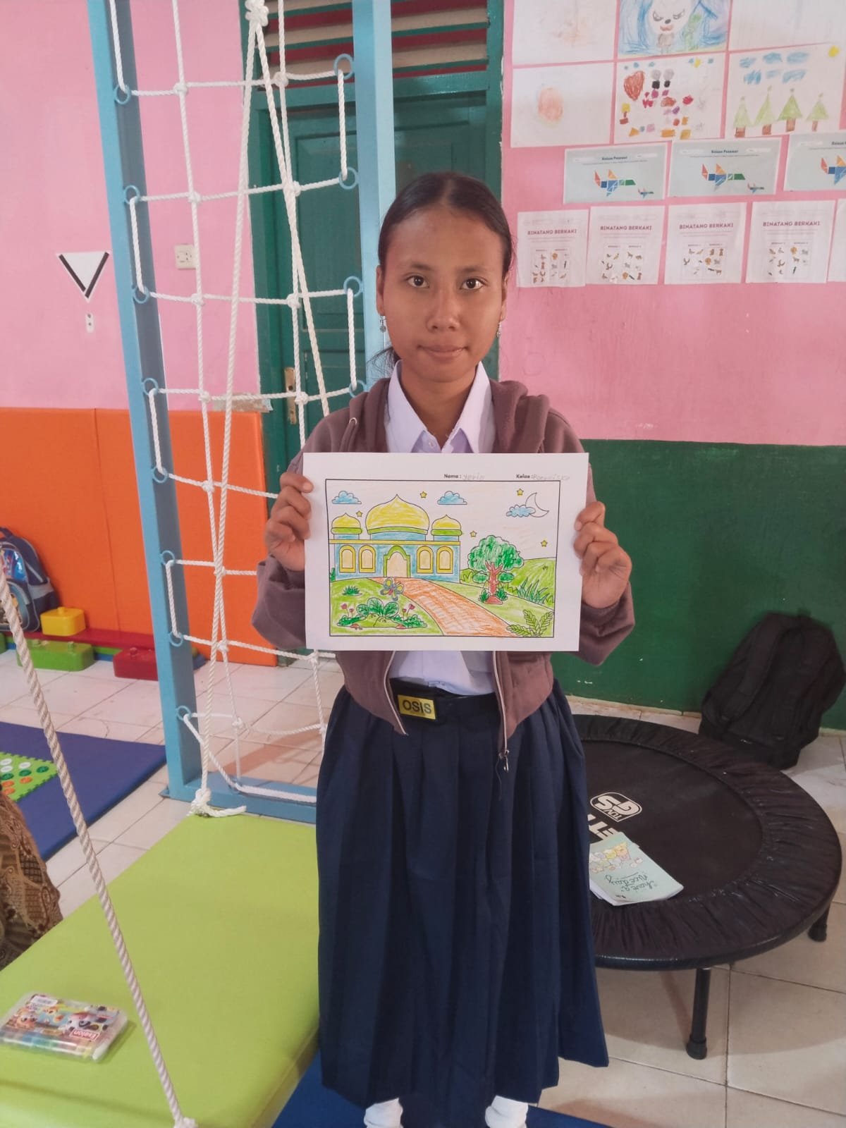 Kegiatan PPK Keagamaan Lomba Mewarnai Tempat Ibadah