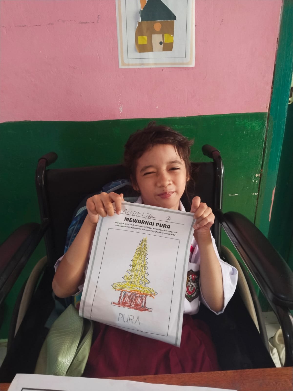 Kegiatan PPK Keagamaan Lomba mewarnai Tempat Ibadah