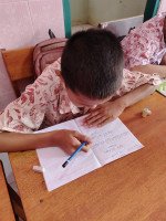 Kegiatan PPK Keagamaan Lomba Menulis tulisan Arab